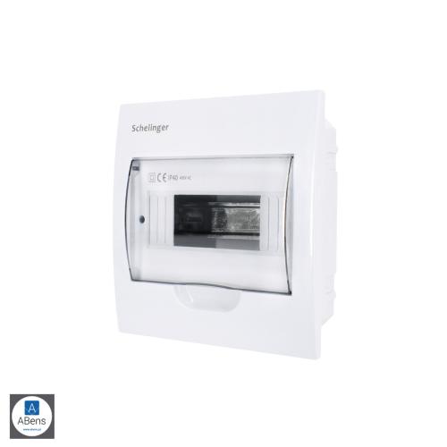 ROZDZIELNICA PODTYNKOWA IP40 ZACISKI 8N+8PE 1x8P