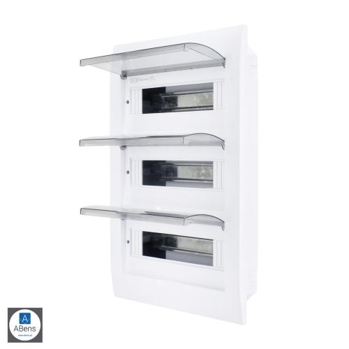 ROZDZIELNICA PODTYNKOWA IP40 ZACISKI 36N+36PE 3x12P