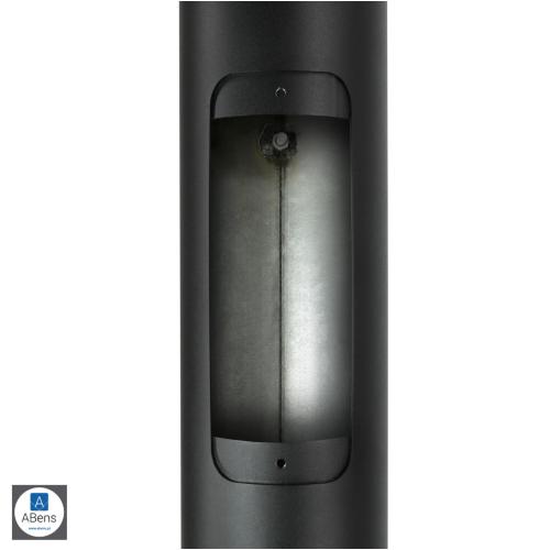 SŁUP OŚWIETLENIOWY SKŁADANY 3M 160X160MM FI60MM CZARNY