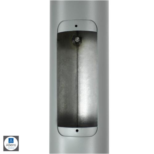 SŁUP OŚWIETLENIOWY SKŁADANY 3M 160X160MM FI60MM SZARY