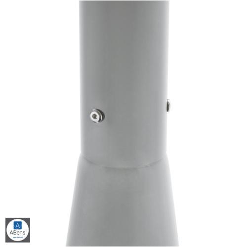 SŁUP OŚWIETLENIOWY SKŁADANY 3M 160X160MM FI60MM SZARY